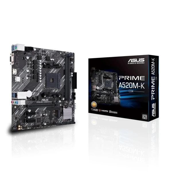 ASUS PRIME A520M-K AMD Micro ATX Motherboard PRIME-A520M-K
