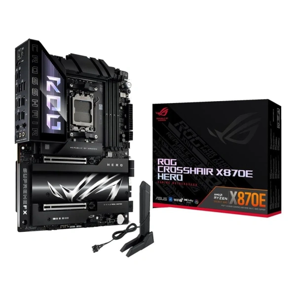 ASUS ROG Crosshair X870E Hero AMD Socket AM5 ATX Motherboard ROG-CROSSHAIR-X870E-HERO