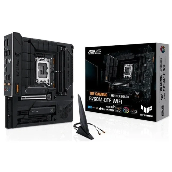 ASUS TUF Gaming B760M-BTF Wi-Fi Intel LGA 1700 micro ATX Motherboard TUF-GAMING-B760M-BTF-WIFI