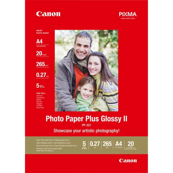 Canon PP-201 Plus Glossy Photo Paper II – Premium Full Glossy Paper 2311B019BB