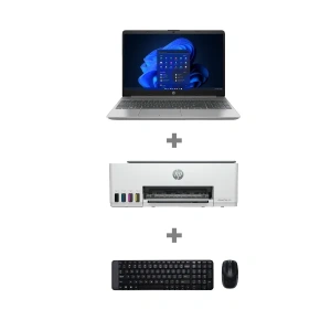 HP 250 G9 Intel 15.6-inch Win 11 Home Laptop and HP Smart Tank 580 and Logitech MK220 Bundle