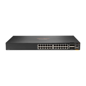 HPE Aruba 6200F 24G Class4 PoE 4SFP+ 370W Managed Switch L3 Gigabit Ethernet 1U Black JL725A
