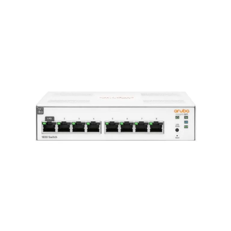 HPE Networking Instant On 1830 8-port Gigabit L2 Smart Managed Switch JL810A