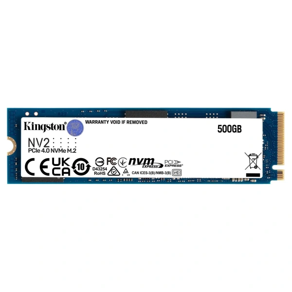 Kingston NV2 M.2 500GB PCIe 4.0 NVMe Internal SSD SNV2S/500G
