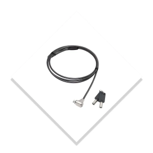 Legion Single Head Notebook Round Key Lock 2m Cable LNBLK