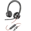Poly Blackwire 8225 MS Stereo USB-C Headset with USB-A Adapter 8X225AA