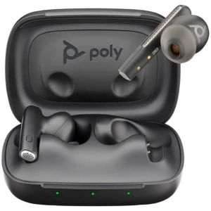 Poly Voyager Free 60 UC Earbuds with BT700 USB-C Adapter – Carbon Black 7Y8H4AA