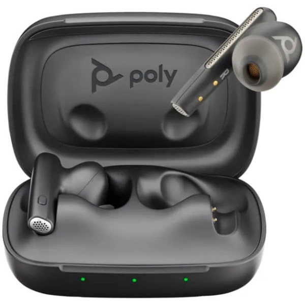 Poly Voyager Free 60 UC Earbuds with BT700 USB-C Adapter - Carbon Black 7Y8H4AA