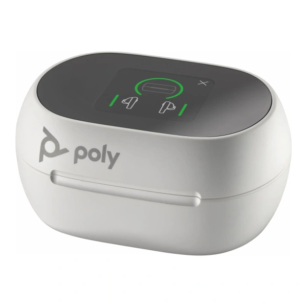 Poly Voyager Free 60+ UC M Earbuds with BT700 USB-A Adapter - White Sand 7Y8G7AA