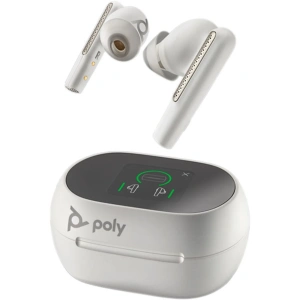 Poly Voyager Free 60+ UC M Earbuds with BT700 USB-C Adapter – White Sand 7Y8G8AA
