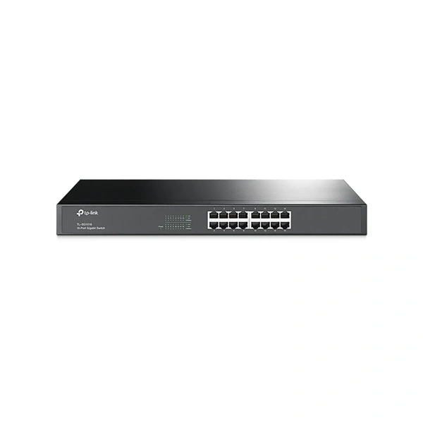 TP-Link TL-SG1016 Unmanaged Network Switch Gigabit Ethernet 10/100/1000 Mbits 1U Black