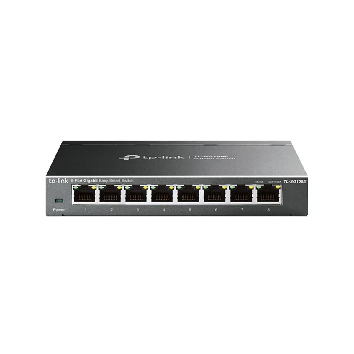 TP-Link TL-SG108E Unmanaged Network Switch L2 Gigabit Ethernet 10/100/1000 Mbits Black