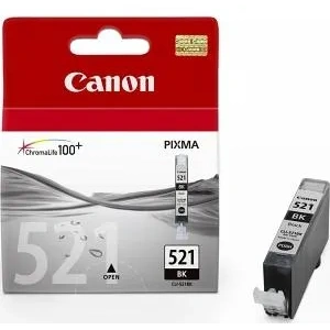 Canon CLI-521 Black Ink Cartridge – Full Standard Yield 2933B004AA