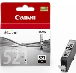Canon CLI-521 Black Ink Cartridge – Full Standard Yield 2933B004AA
