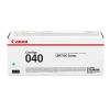 Canon CRG 040C Cyan Toner Cartridge - Full High Yield 0458C001AA