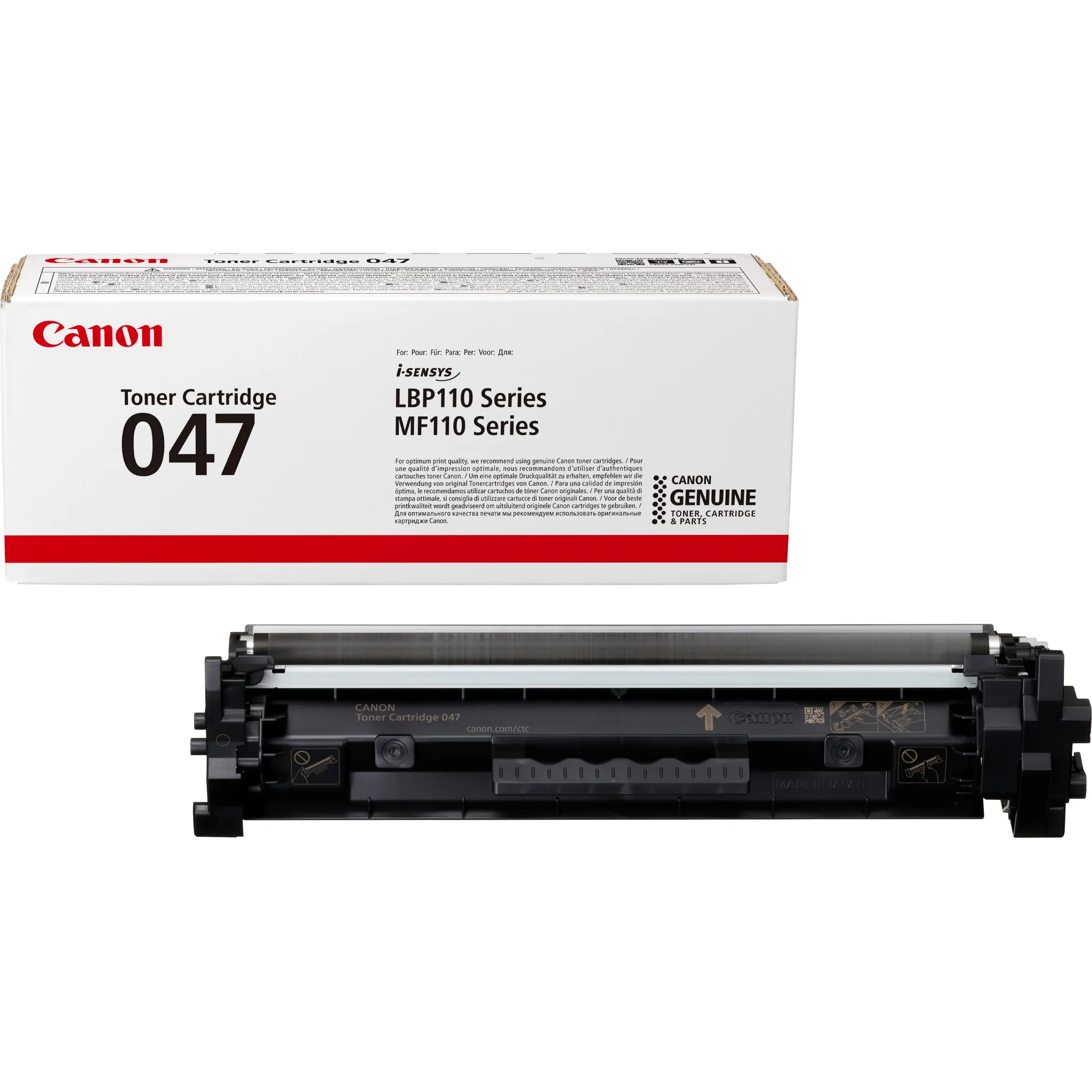 Canon CRG 047BK Black Toner Cartridge – Full High Yield 2164C002AA