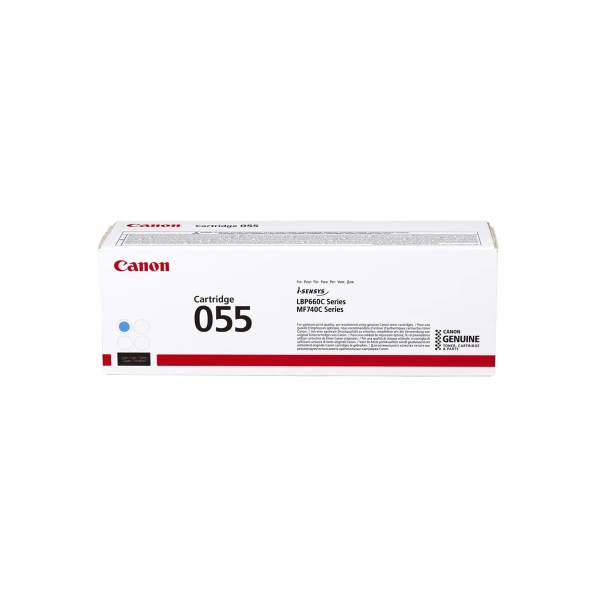 Canon CRG 055C Cyan Toner Cartridge - Full High Yield 3015C002AA