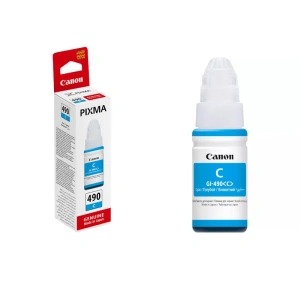 Canon GI-490 Cyan Ink Bottle for Canon G-Series Printers – 7,000 Page Big Yield