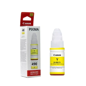 Canon GI-490 Yellow Ink Bottle for Canon G-Series Printers – 7,000 Page Big Yield