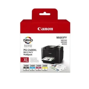 Canon PGI-2400XL Multipack Ink – Full High Yield Black, Cyan, Magenta, Yellow 9257B004AA