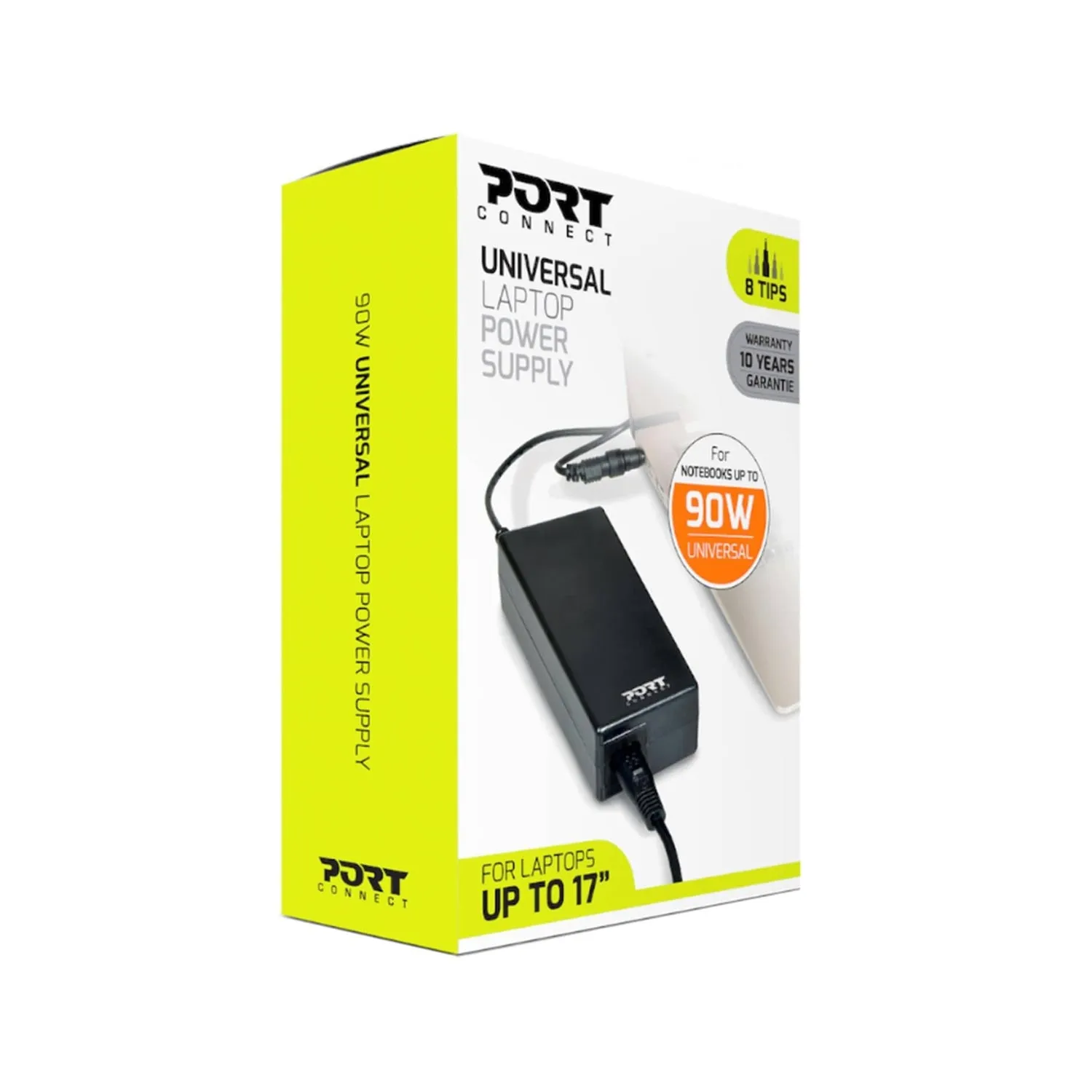 Port Designs 900007 90W Universal Notebook Adapter